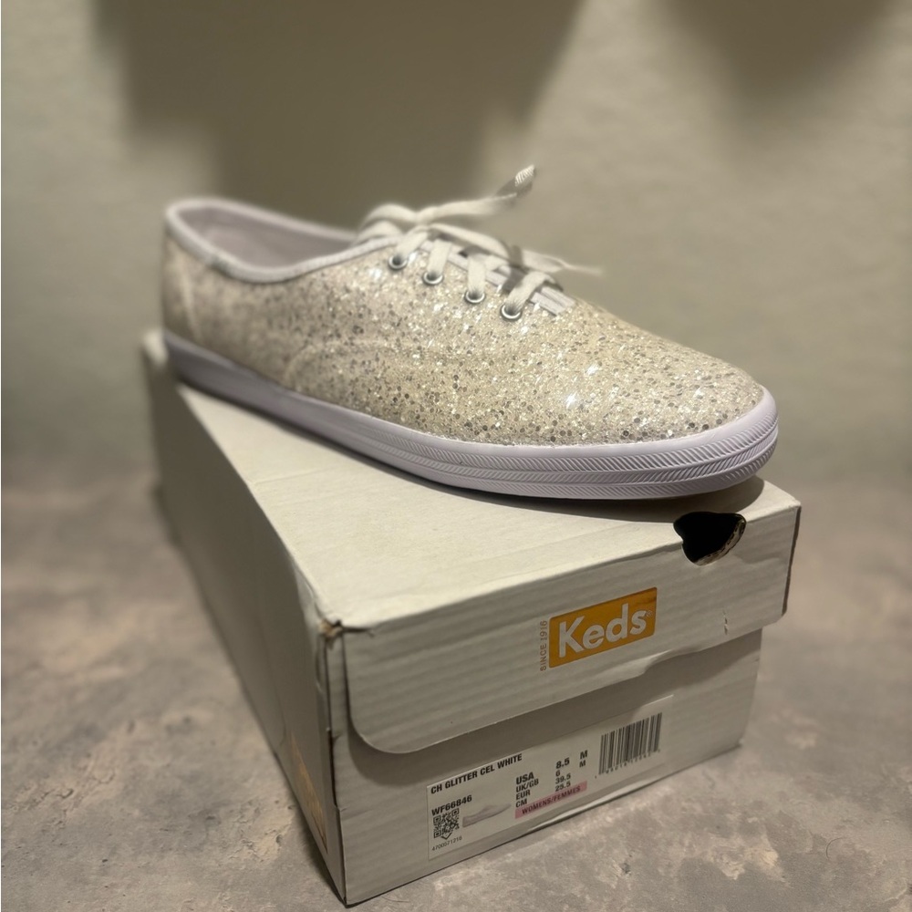 Keds Sparkle White Sneakers